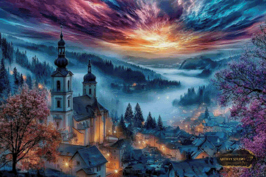 Dämmerungschoral by Artifey 120x80 mit 230 Farben