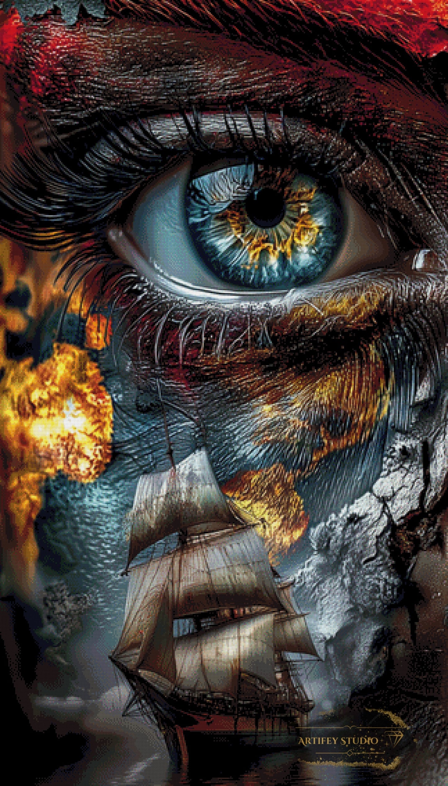 Viatrix Mundi by Skyler 80x140 mit 240 Farben