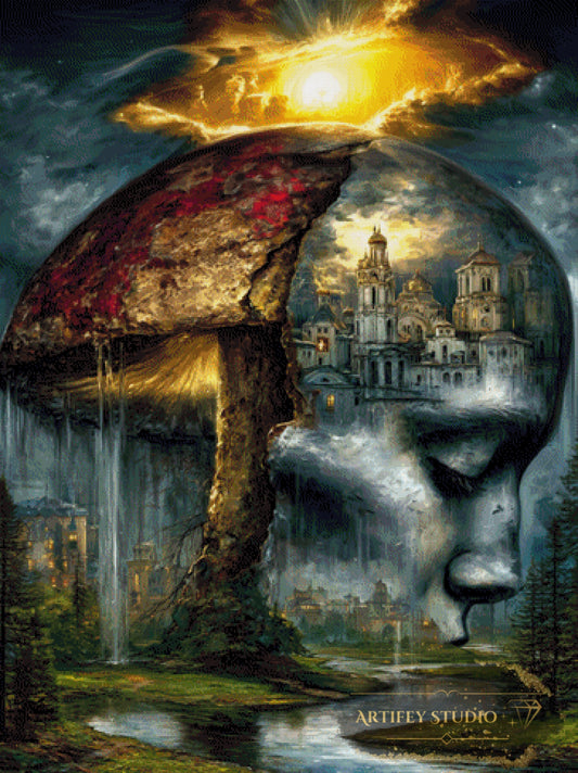 Confused thoughts by Skyler 90x120 mit 195 Farben