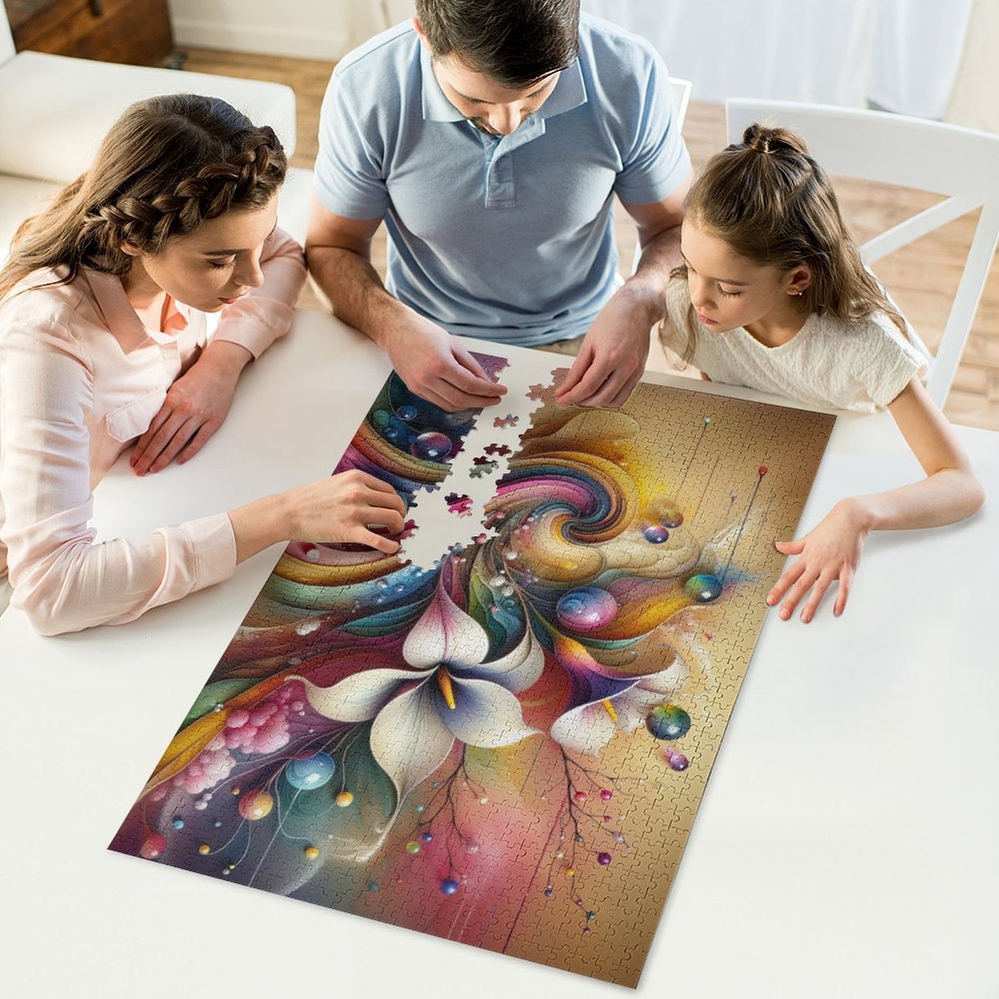 The Language of Colors by Diynamite 1000-Piece Wooden Jigsaw Puzzles (Vertical)