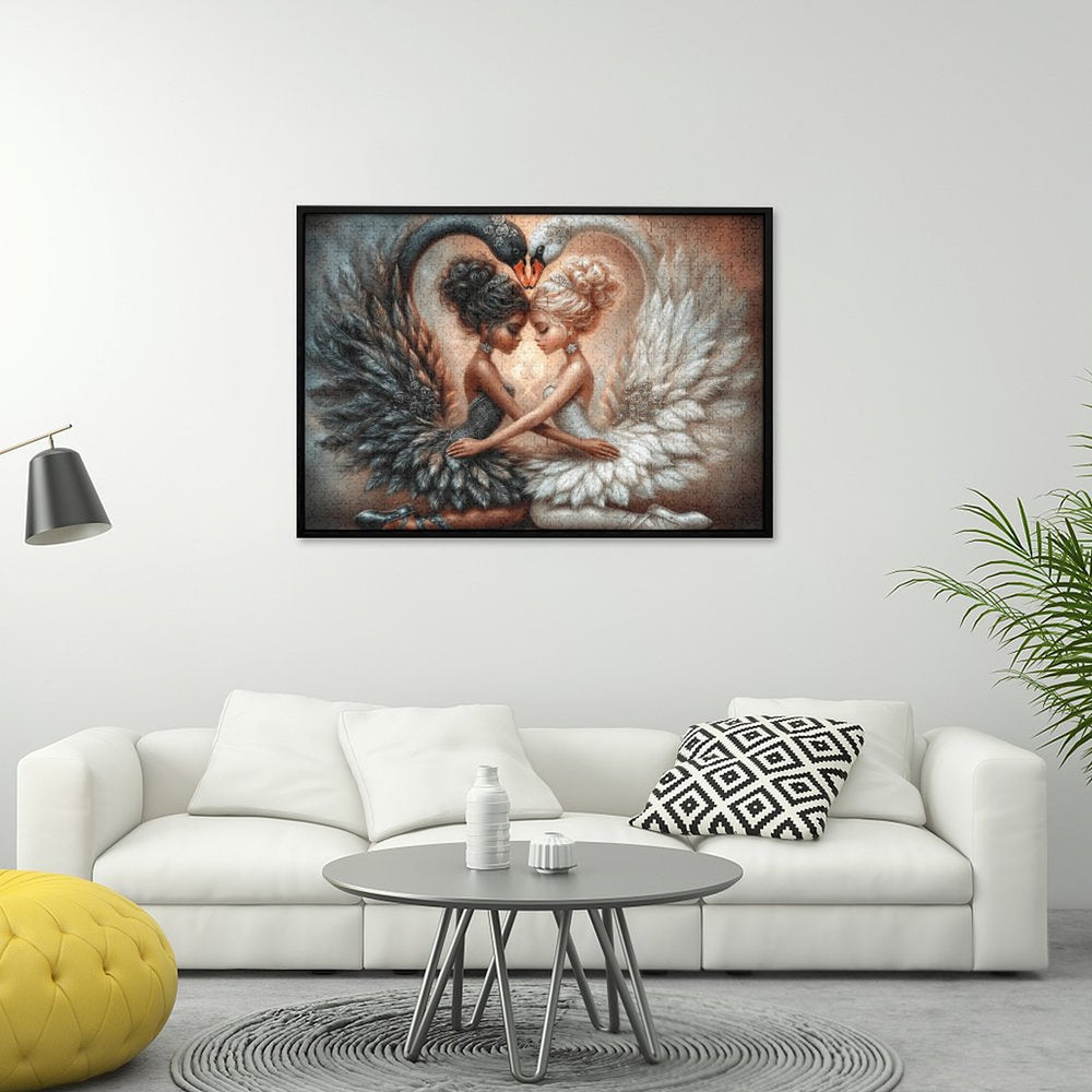 Zwei Seiten des Herzens by LaViie Jigsaw Puzzles - Artifey Studio