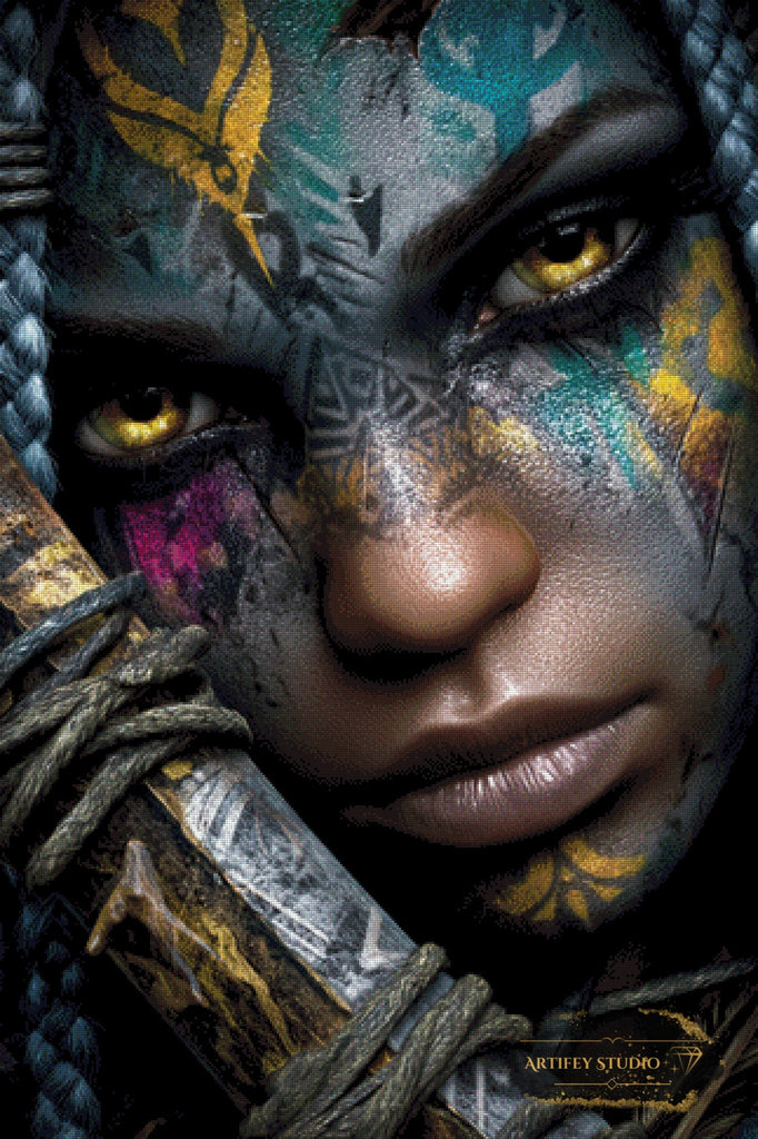 Bellatrix by Mirael 80x120 mit 200 Farben Artifey Studio