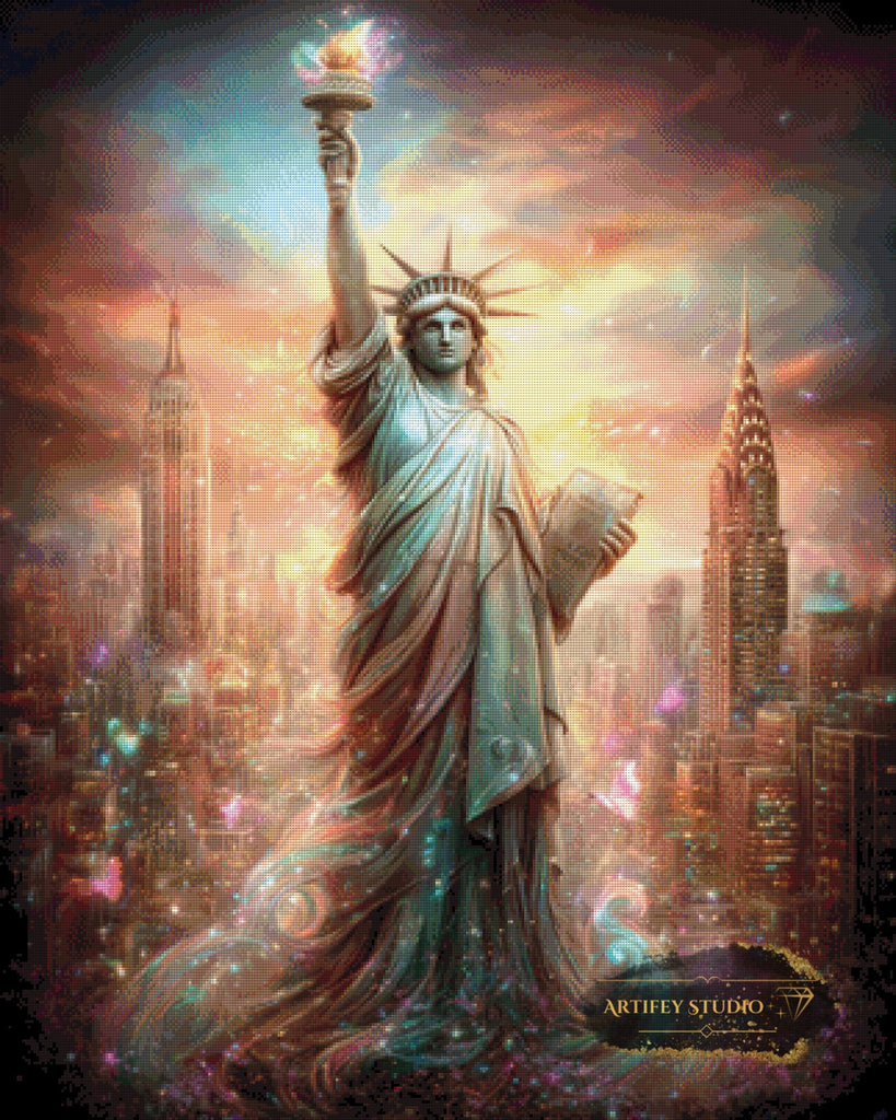 Spirit of the City by LaViie 80x100 mit 220 Farben - Artifey Studio