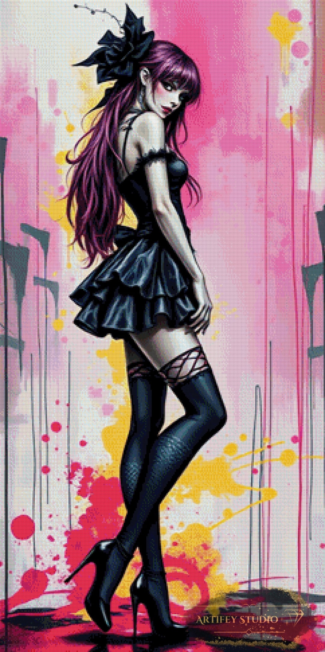 Diva by Skyler 60x120 mit 210 Farben - Artifey Studio