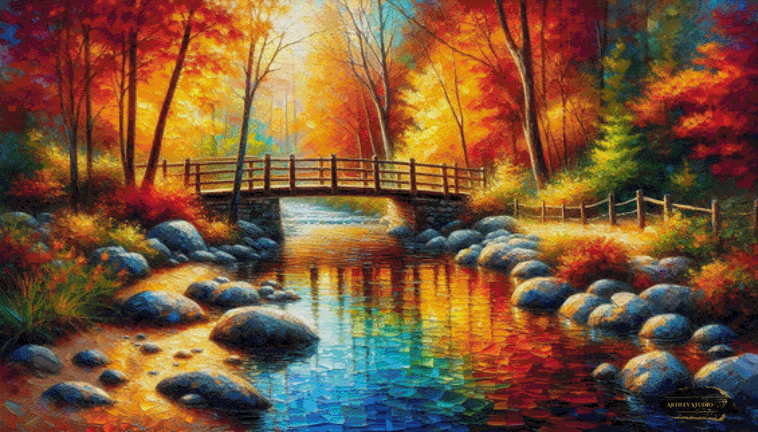 Herbstzauber im Tal by Pixxchicks 140x80 mit 300 Farben
