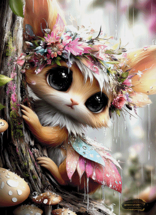 Kleiner Erdengeist by Artifey 80x110 mit 260 Farben