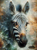 Zebra-Echo by MAD 60x80 mit 140 Farben Artifey Studio