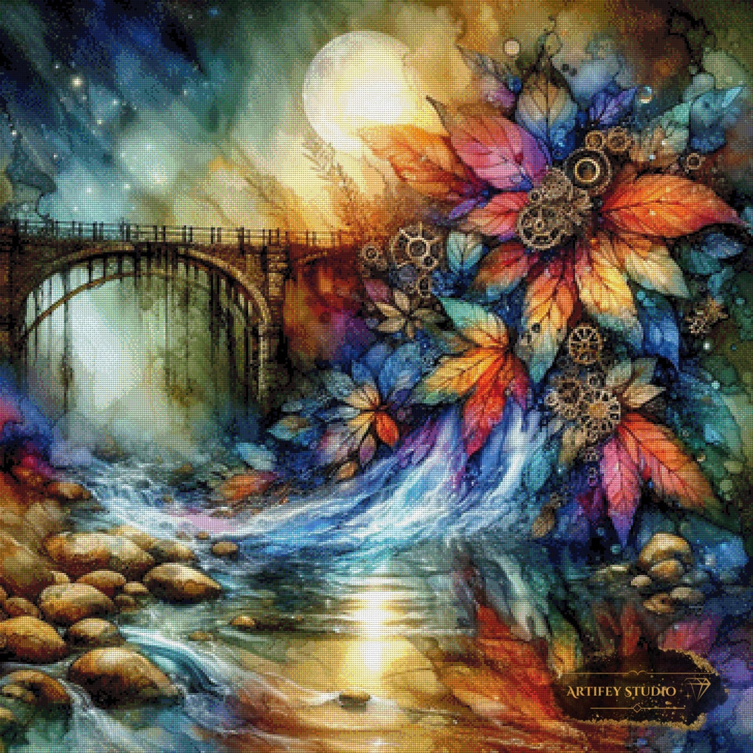 Clockwork Wilderness by Pixxchicks 90x90 mit 320 Farben Artifey Studio