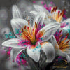 White Lilie by Artifey 60x60 mit 210 Farben - Artifey Studio