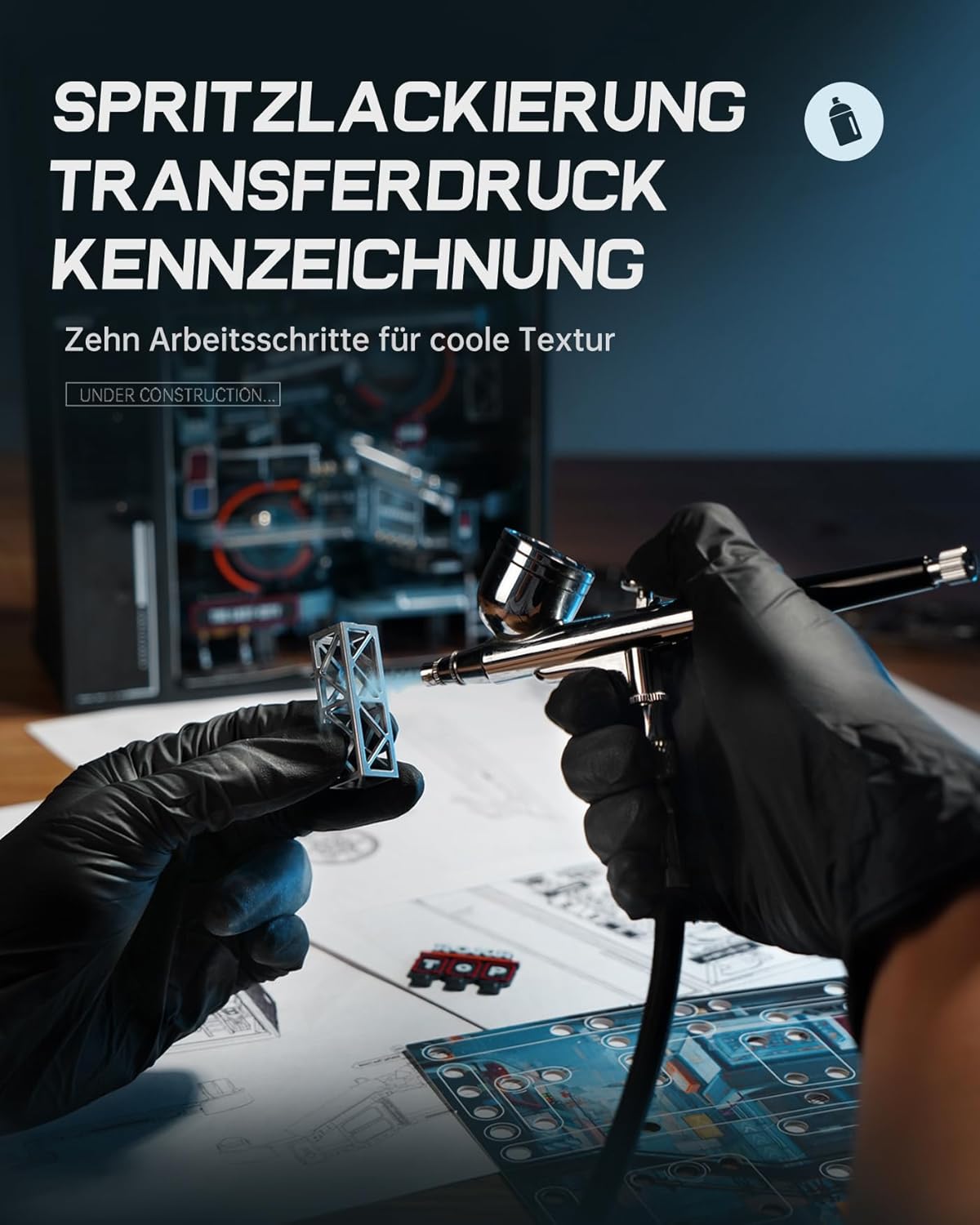 Die letzte Stadt - Murmelbahn, Modellbausatz, 3D-Puzzle