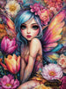 Flora by Kaida 90x120 mit 380 Farben - Artifey Studio