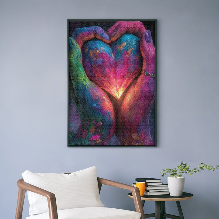 Give you my Heart by Morrigan Jigsaw Puzzles - Artifey Studio