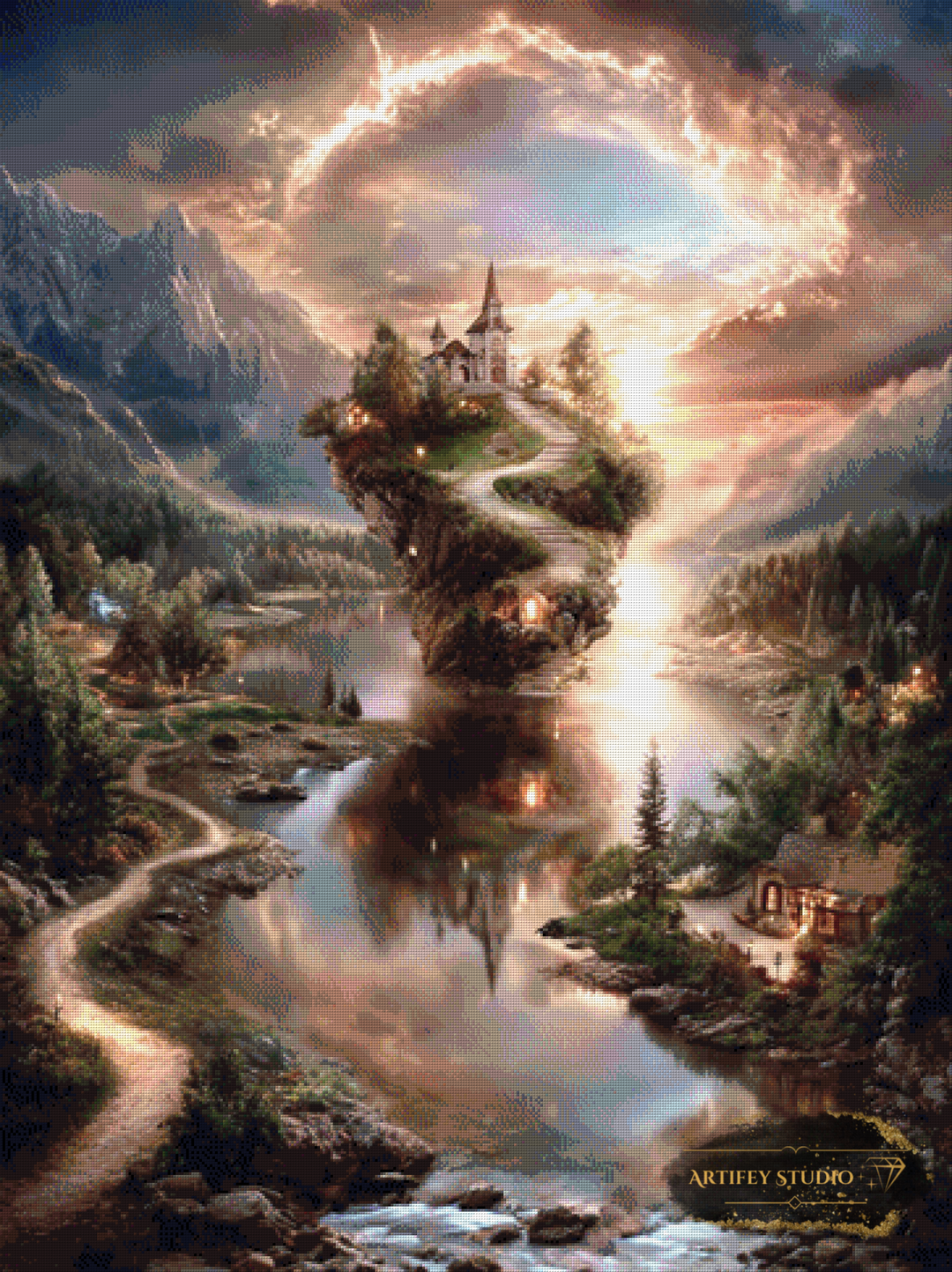 Vergessene Zuflucht por LaViie 90x120 con 160 colores