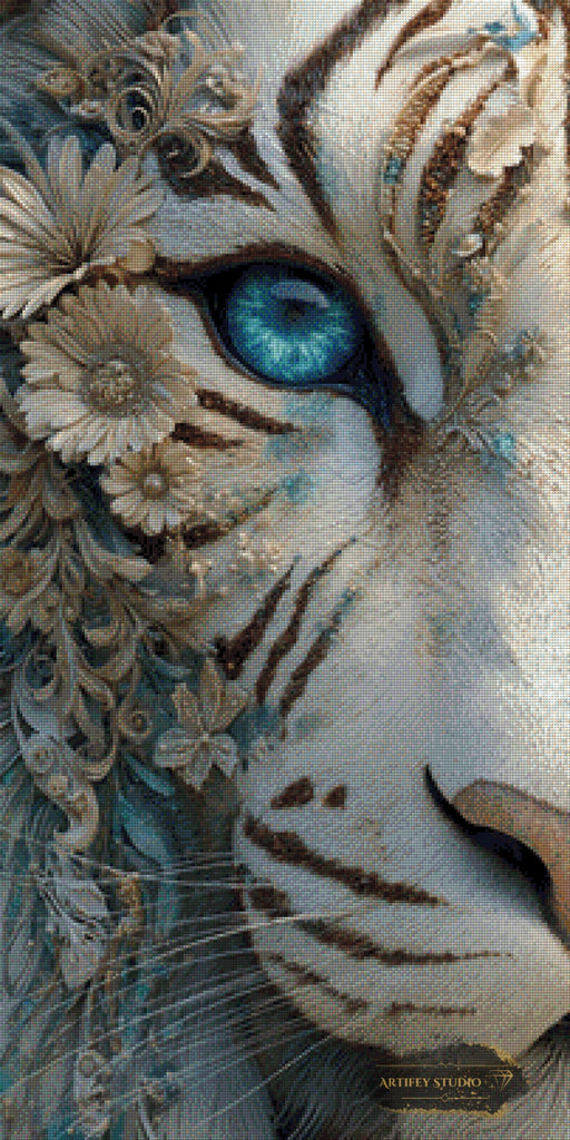Lunaris Florum by Morrigan 80x100 mit 130 Farben - Artifey Studio
