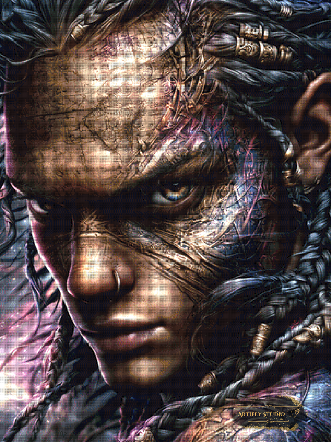 Zandor by Skyler 75x100 with 160 colors