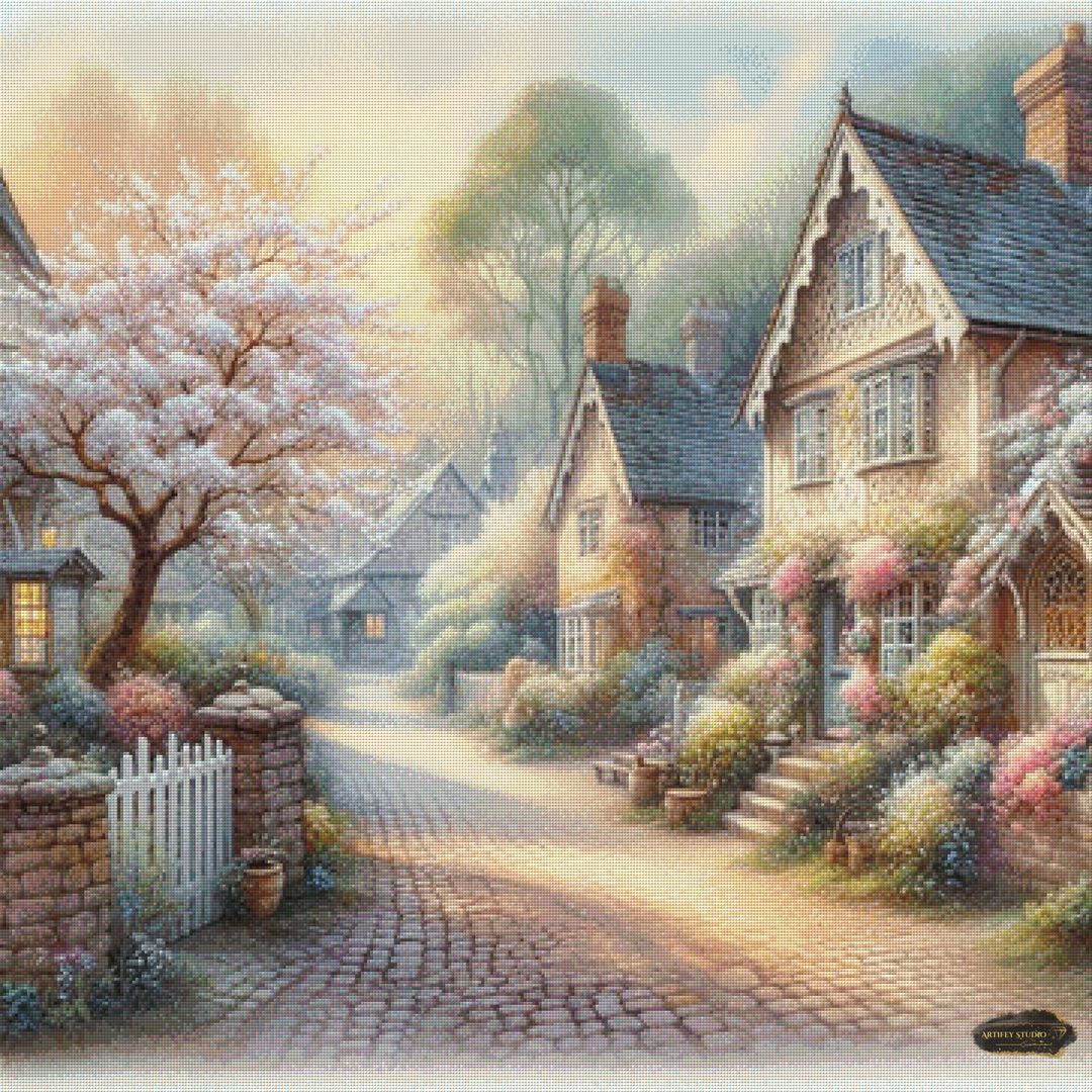 Dorf-Idylle by MAD 90x90 mit 150 Farben