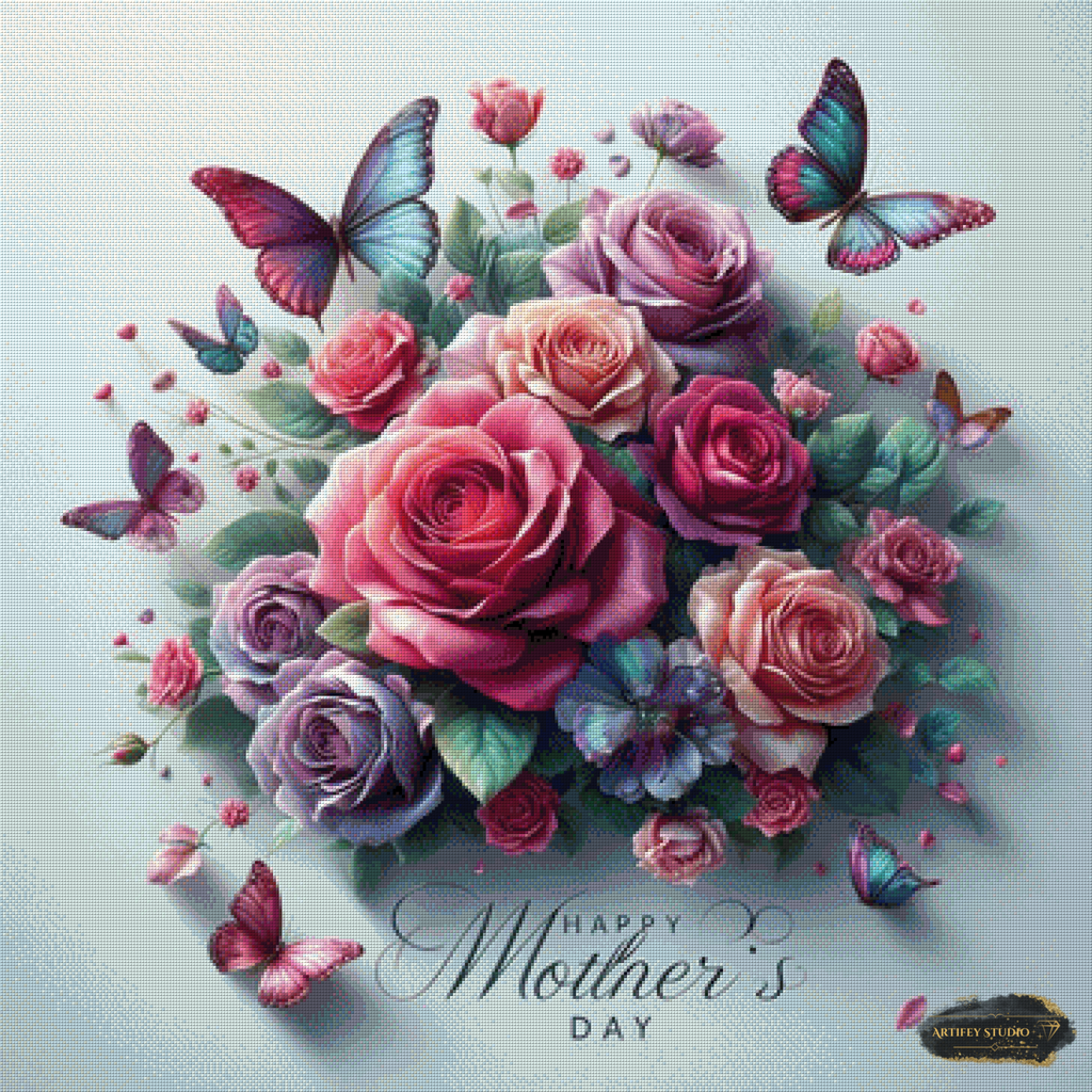 Día de la Madre de Pixxchicks 90x90 con 210 colores