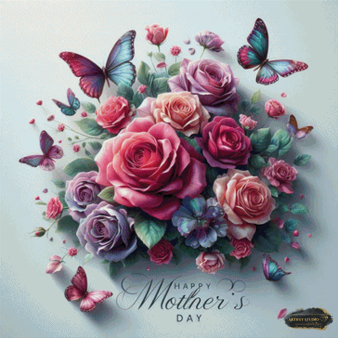 Día de la Madre de Pixxchicks 90x90 con 210 colores