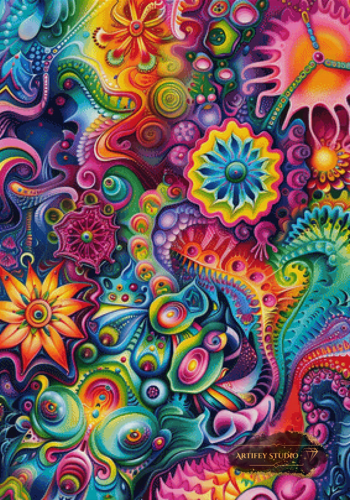 Farb-Extase by Pixxchicks 70x100 mit 410 Farben - Artifey Studio