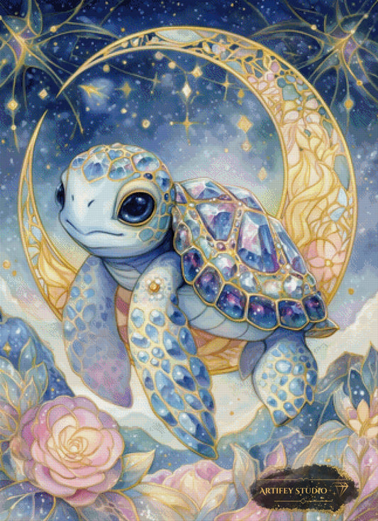 Stille Reise im Sternenlicht by Salzkatze 80x110 mit 210 Farben