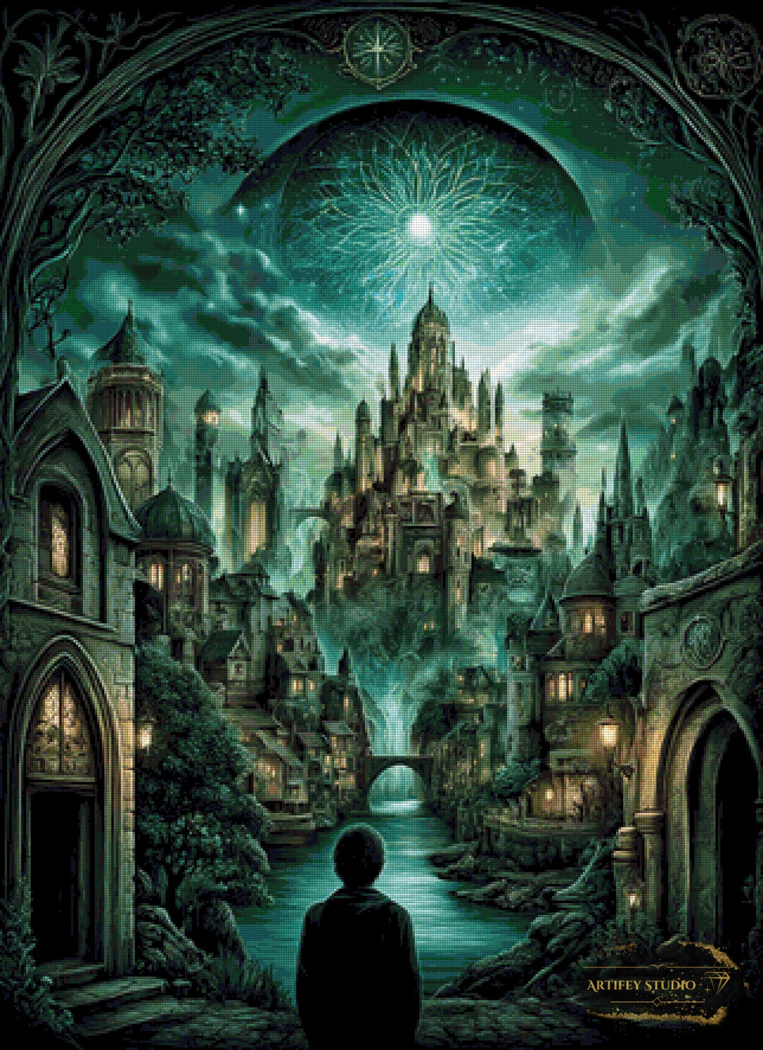 Vision of Nocturnia by Skyler 80x110 mit 130 Farben - Artifey Studio