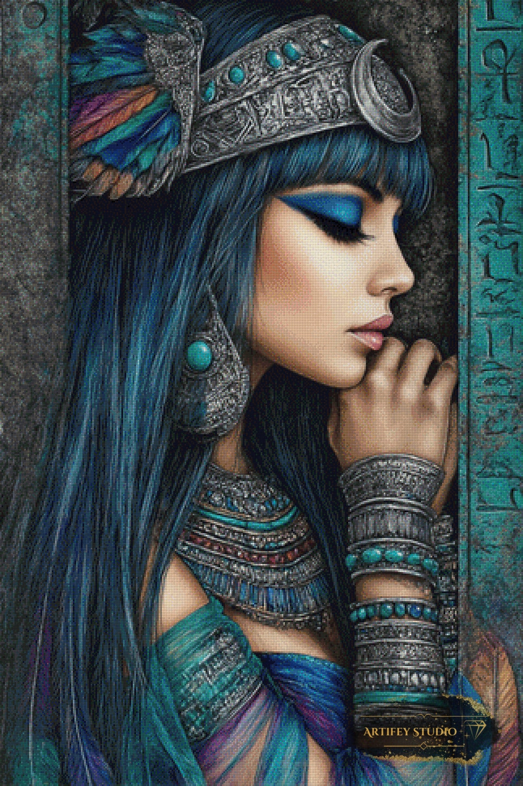 Nefraya by Lexxa 80x120 mit 150 Farben Artifey Studio