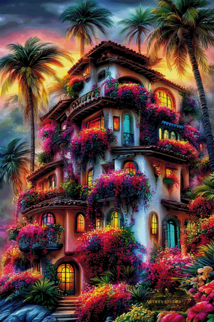 Casa Tropica by Morrigan 80x120 mit 370 Farben