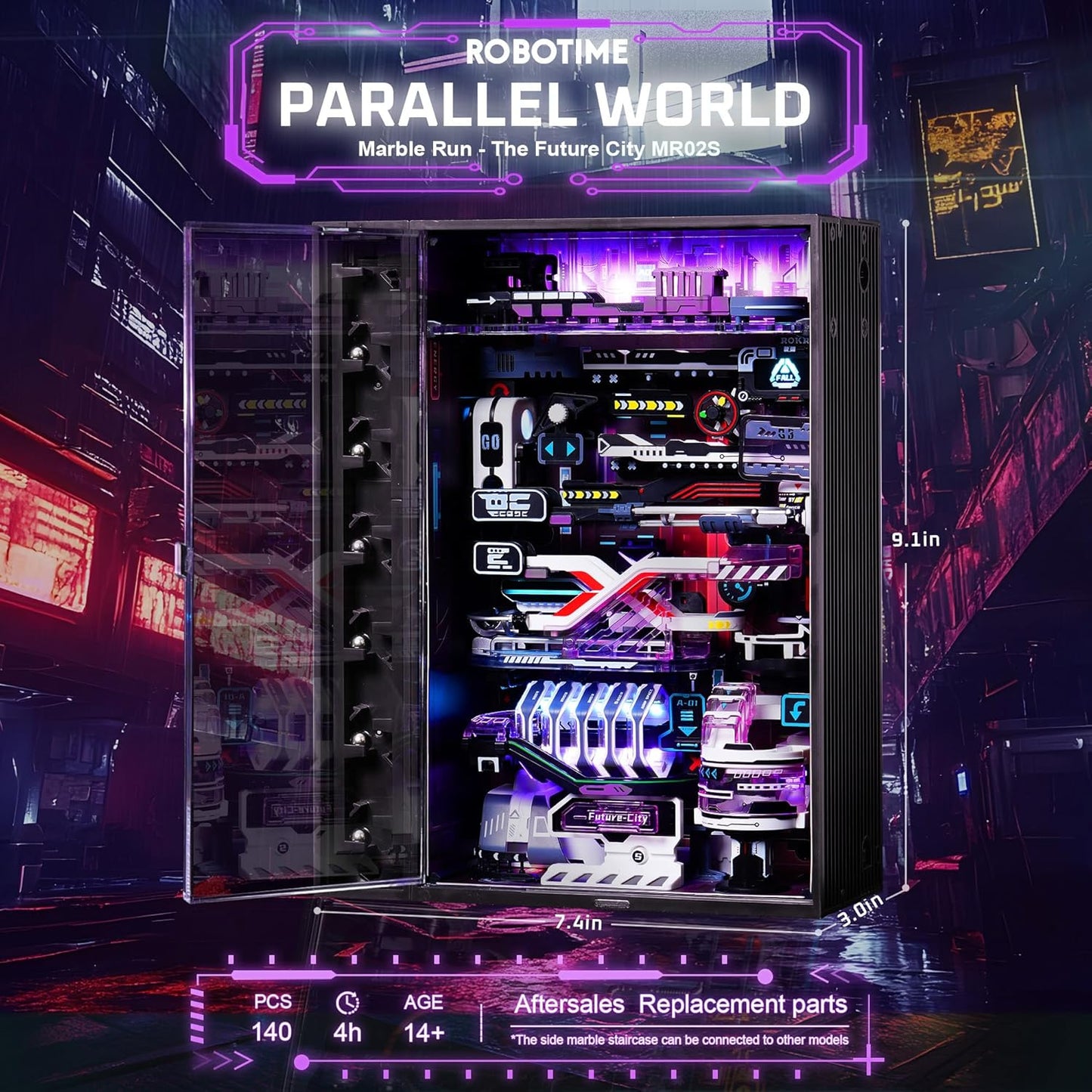 Die Stadt der Zukunft - Murmelbahn, Modelbau, 3D-Puzzles