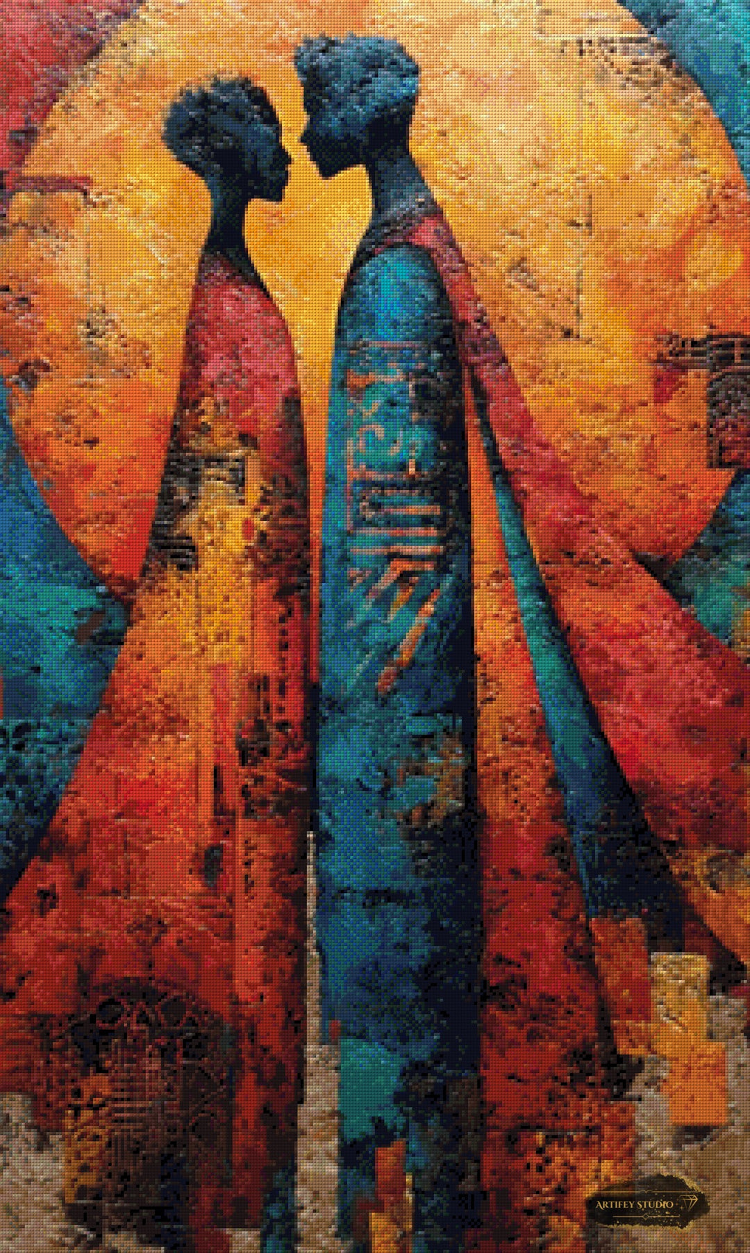 Amore by Skyler 60x100 mit 180 Farben - Artifey Studio