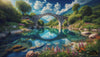 Das Auge des Tals by Diynamite 140x80 mit 210 Farben - Artifey Studio