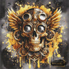 Steampunk Schädel by Pixxchicks 80x80 mit 160 Farben Artifey Studio