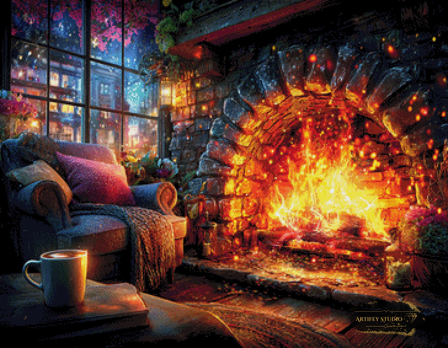 A lazy evening by Artifey 90x70 mit 260 Farben