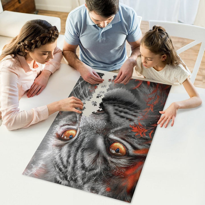 Rotäugige Jäger by Artifey Jigsaw Puzzles Artifey Studio