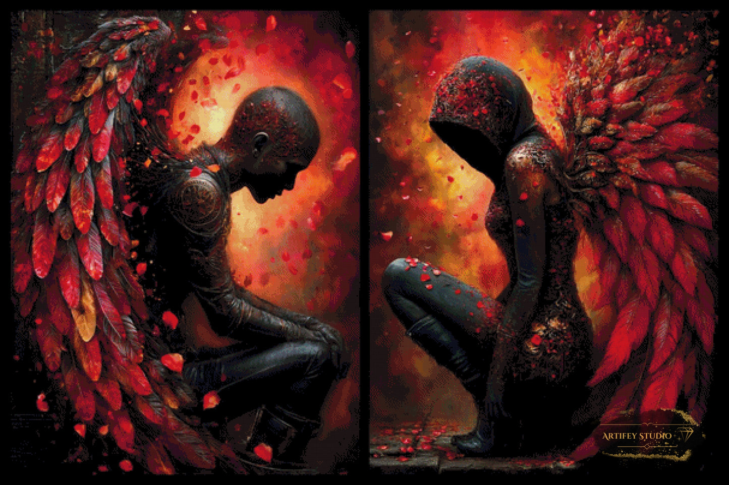 In Ewigkeit Verbunden by Morrigan 150x100 mit 180 Farben