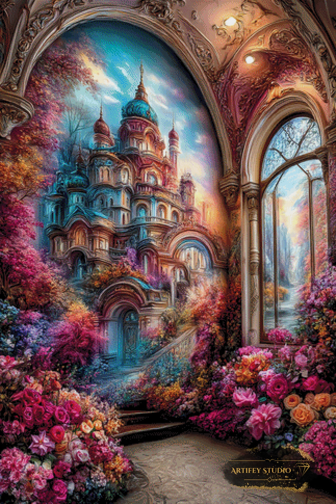 Portal to the Fairytale Palace by Meg 80x120 with 320 colors