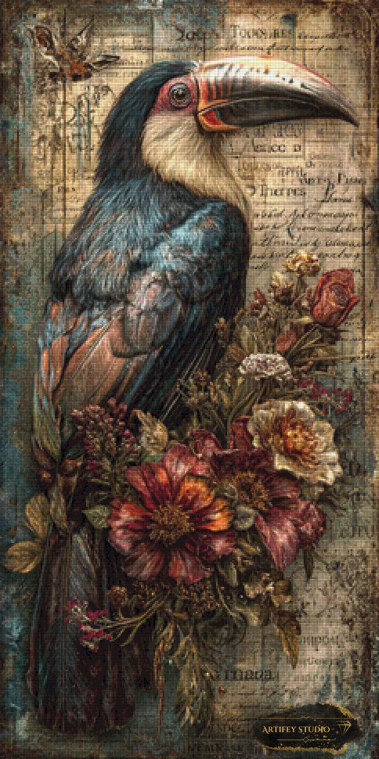 Der Gelehrte des Waldes by Mirael 60x120 mit 180 Farben