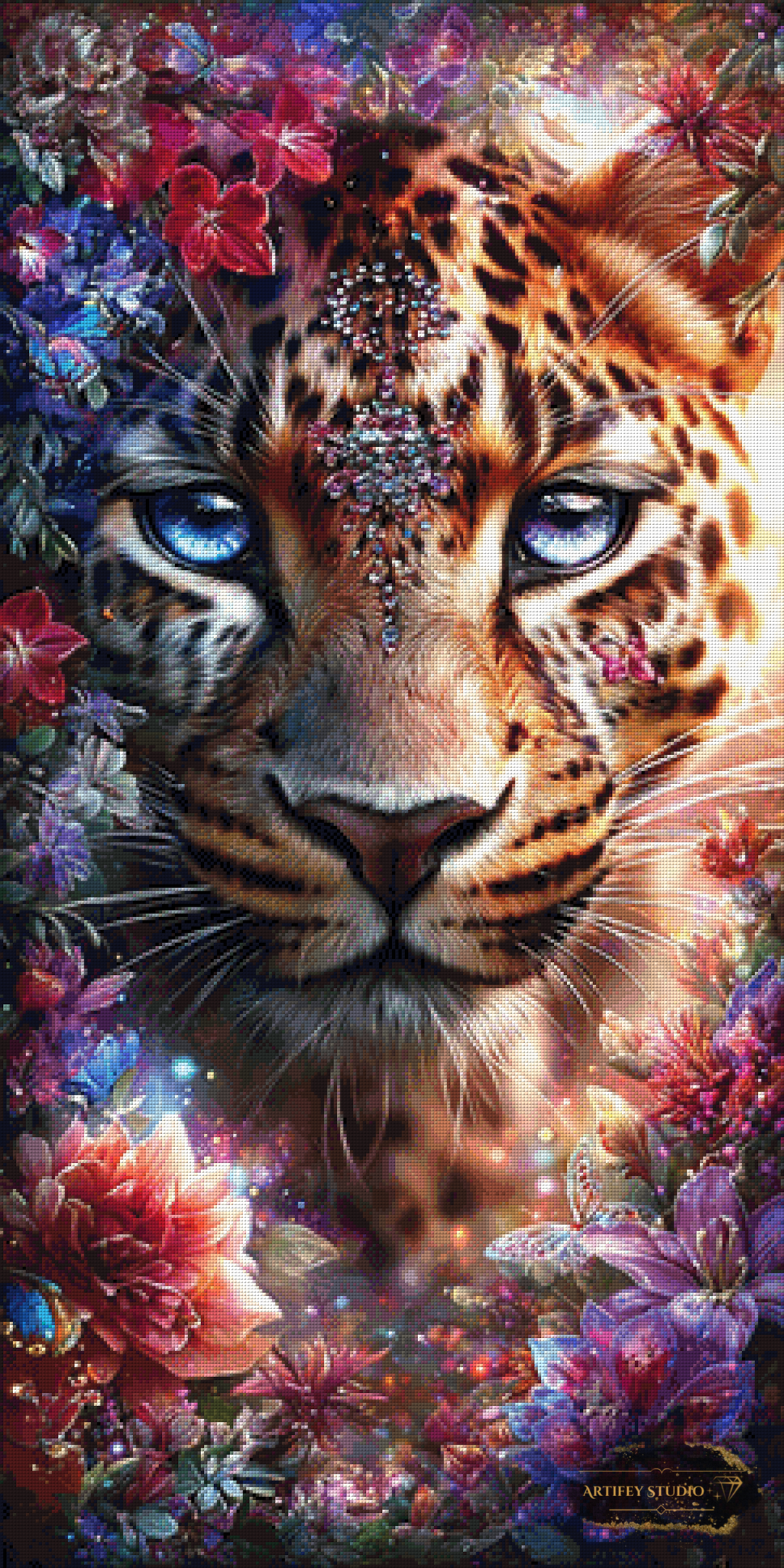 Jewel Eyes  by Artifey 60x120 mit 310 Farben