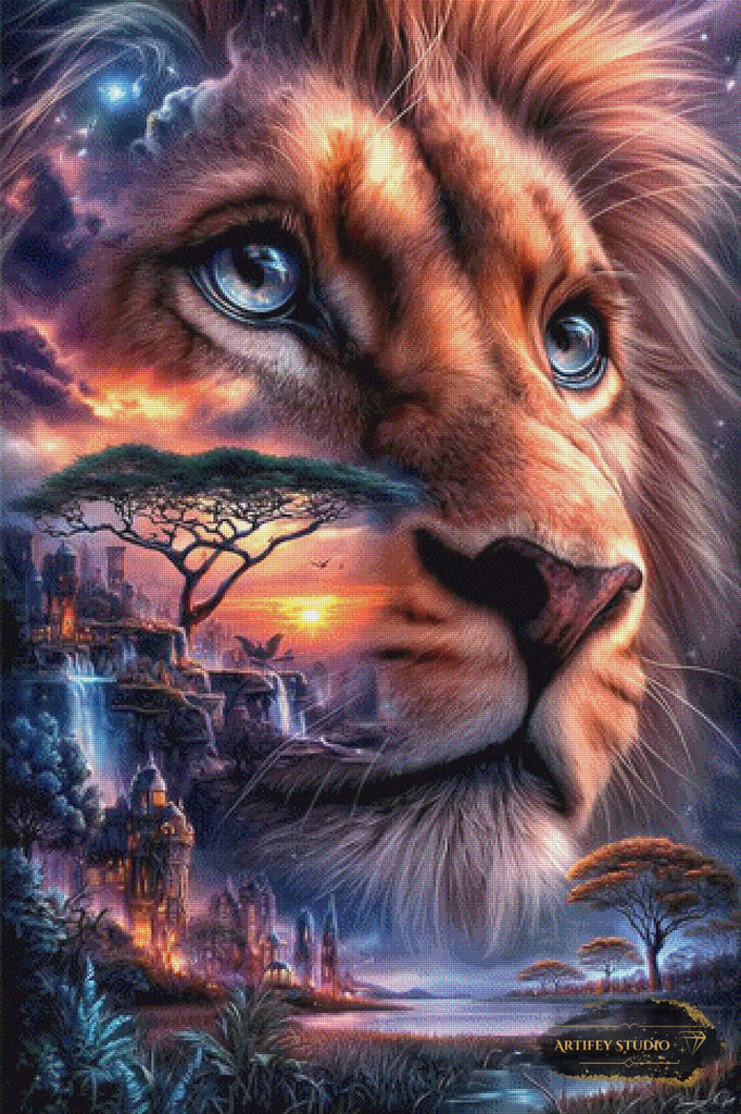 King of Dreams by Artifey 80x120 mit 230 Farben - Artifey Studio