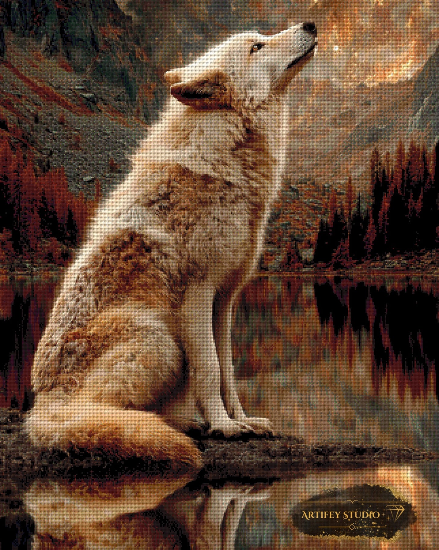 Echoes of the Wild I by Skyler 80x100 mit 120 Farben