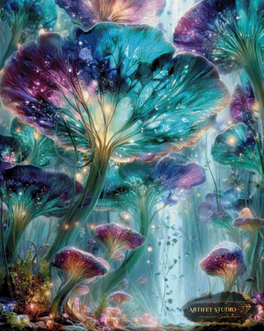 Crystal Blooms by Skyler 80x100 mit 300 Farben
