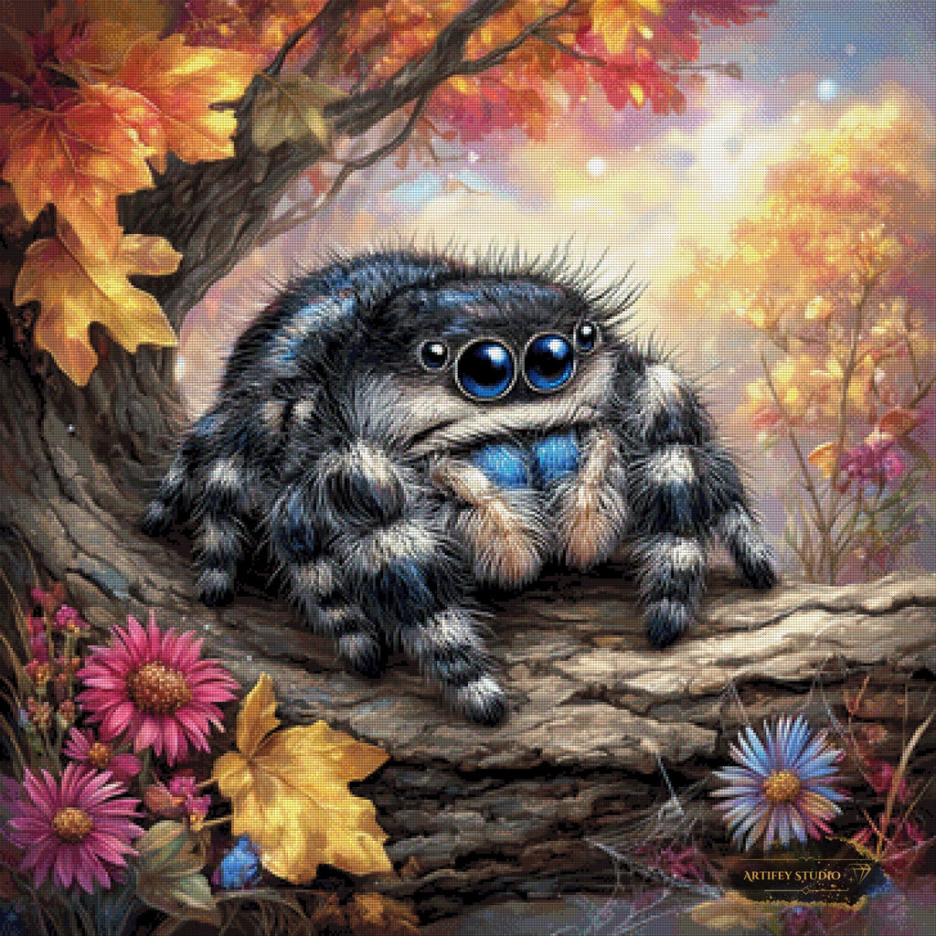 Spiderchen by Kaida 90x90 mit 260 Farben - Artifey Studio