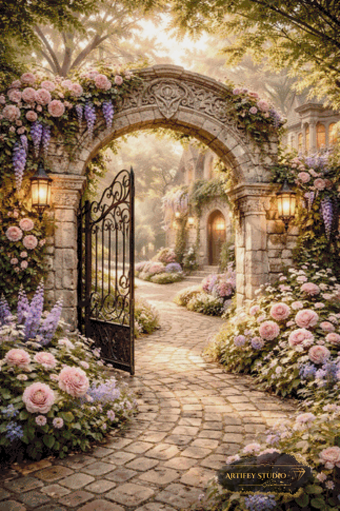 The Enchanted Archway by Daye 80x120 mit 170 Farben