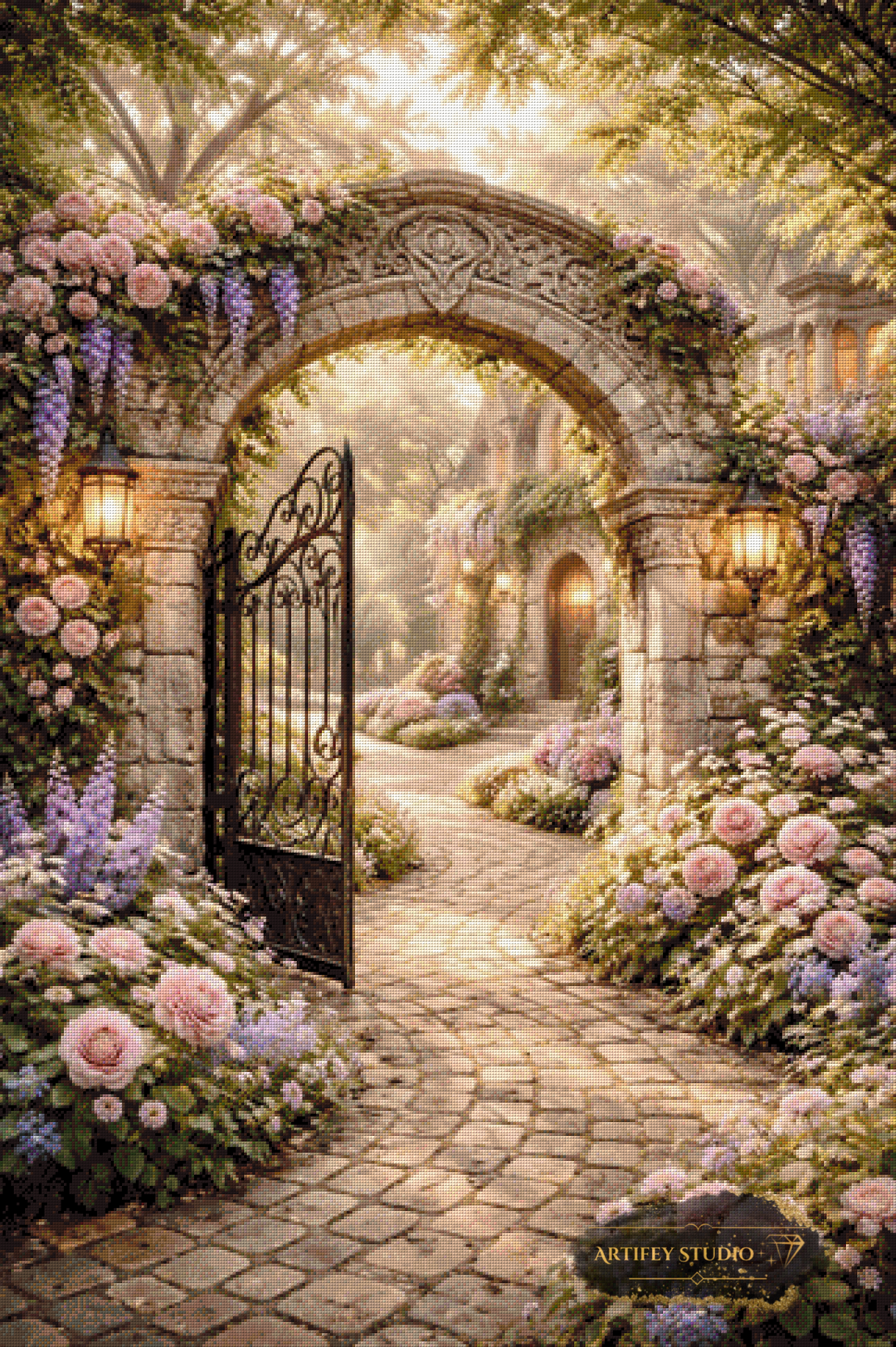 The Enchanted Archway by Daye 80x120 mit 170 Farben