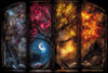Windows of the 4 Seasons II by Skyler 120x80 mit 240 Farben - Artifey Studio