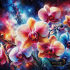 Astral Orchideen by Artifey 80x80 mit 320 Farben - Artifey Studio