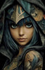 Iris by Kaida 70x110 mit 90 Farben - Artifey Studio