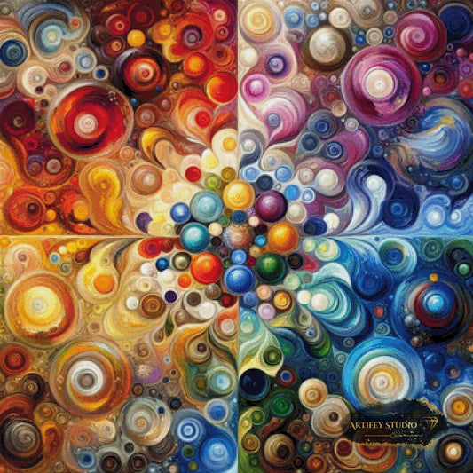 Tanz der Sphären by Pixxchicks 90x90 mit 390 Farben