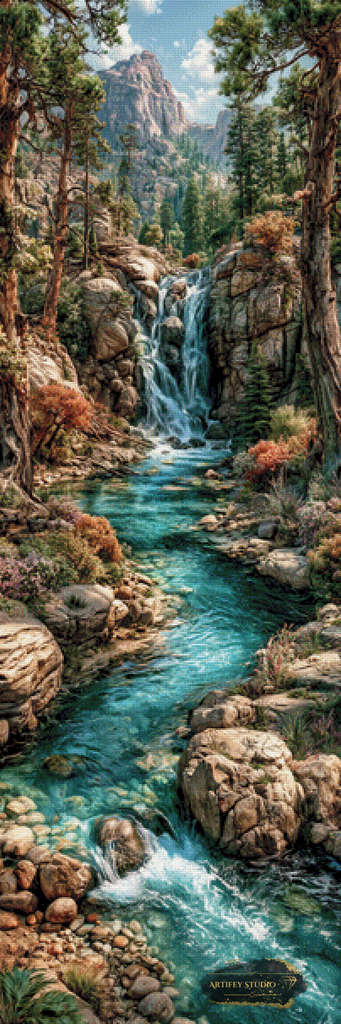 Path of Water by Artifey 50x150 with 230 colors