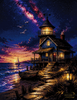 Seemagie im Abendlicht by Daye 70x90 mit 190 Farben
