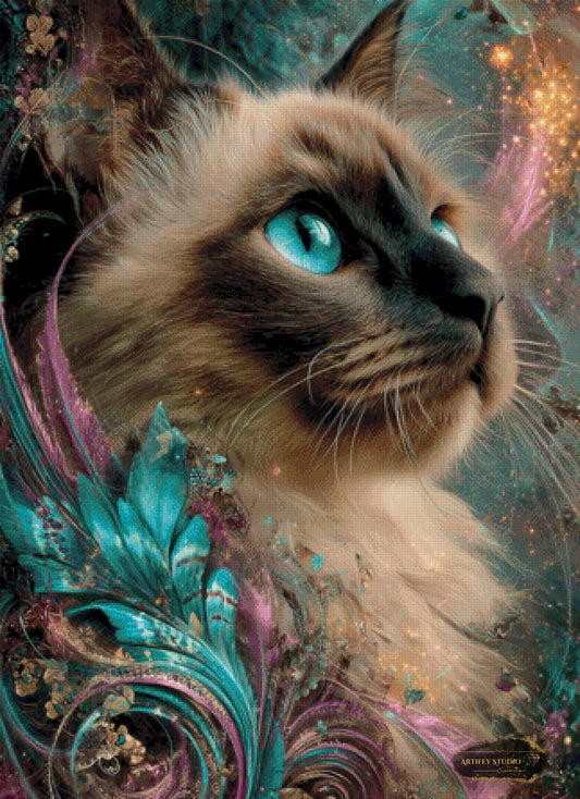 Der Geist der Samtpfote by LaViie 80x110 mit 190 Farben